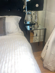 Bedroom  including king size bed and cabinets plus lamps private collection for sale