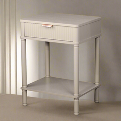Parkinson bedside table 35 cm wide nightstand w 1 drawer