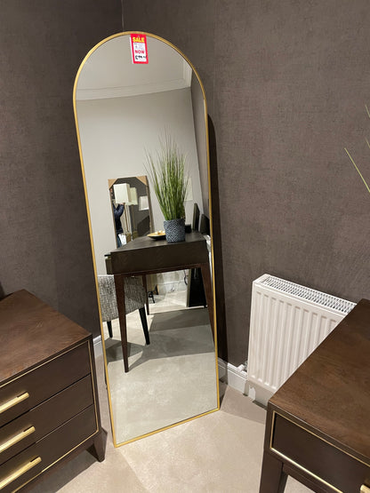 Large karl Dressing Mirror on stand in gold or black special purchase for collection only