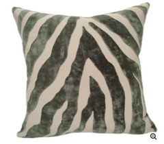 Zebedee Sage cushion 43 x 43 cm