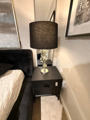 ANTIQUE  OVAL BUBBLE TABLE LAMP half price clearance instore collect or pay postage