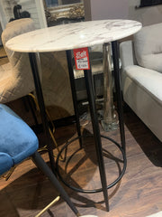Bar table w Matble top on clearance in outlet store