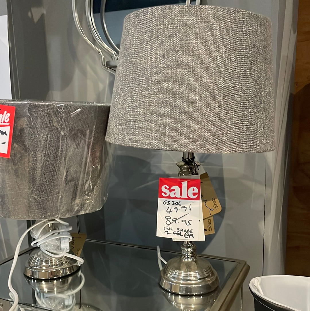 Table lamp incl shade pair for €99