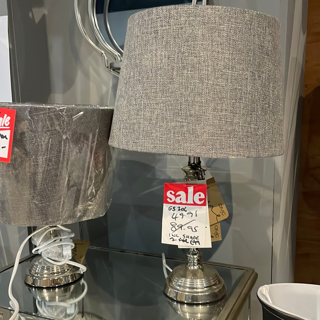 Table lamp incl shade pair  of 2 for €99.95