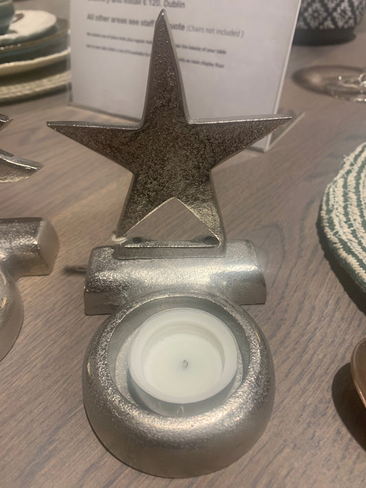 Metal nativity candle holder each ideal gift