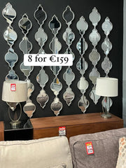 Gatsby Teardrop Mirrors x 8 ( instore purchase only ) clearance deal today