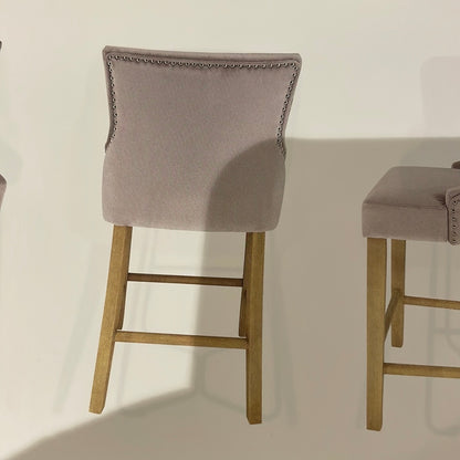 Sandrine velvet counter   1 x Stool blush almost half price Instore collection only