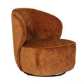 Eddie swivel Accent Chair - Green or Rust Nett.