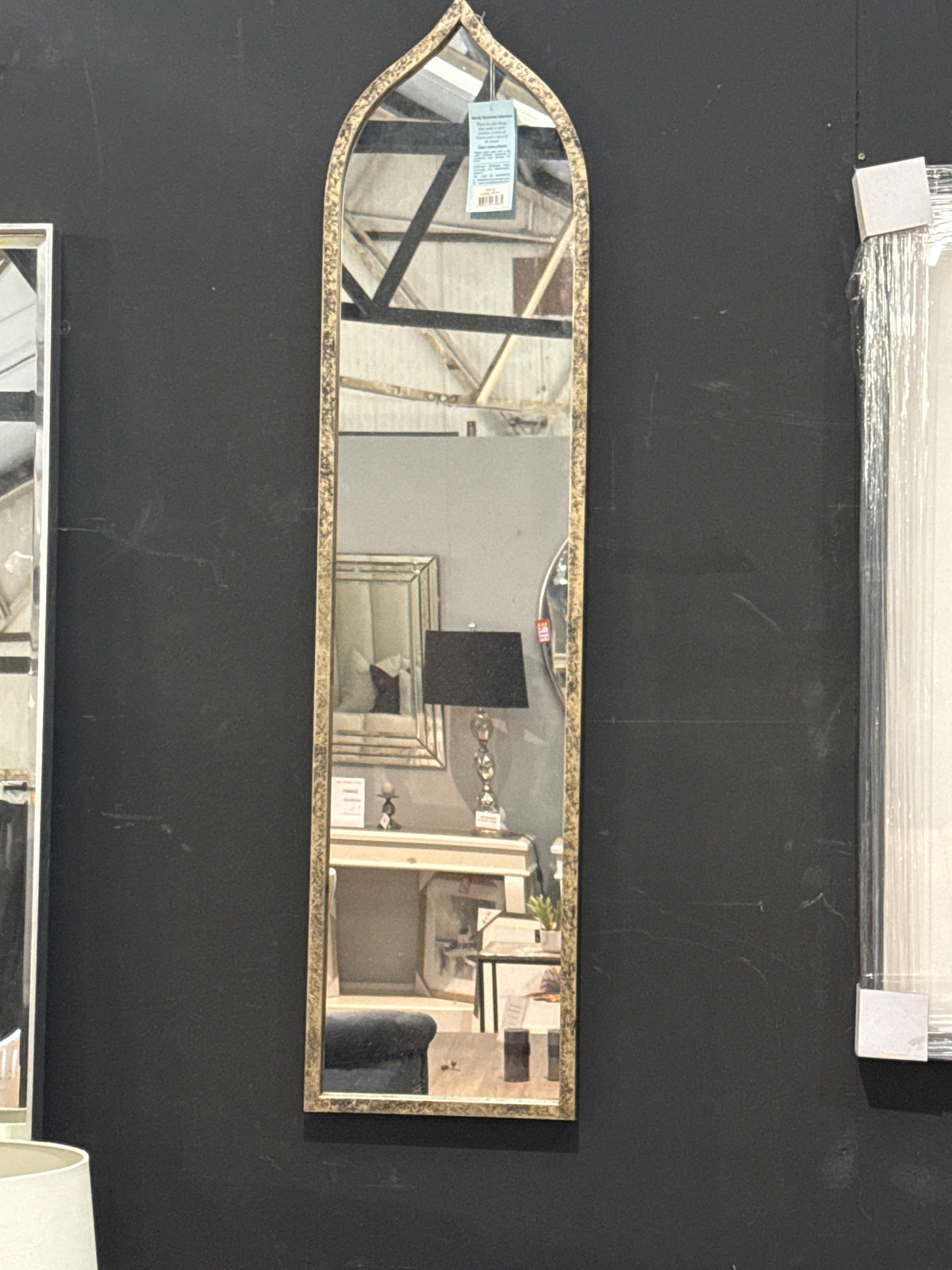 Aura Moroccan fabulous style mirror with brushed gold frame clearance offer