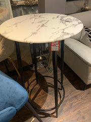 Bar table w Matble top on clearance in outlet store