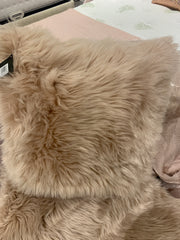 Mongolian cushion filled pink putty 45 cm reduced instore