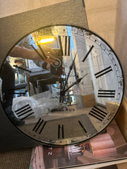 mirrored clock ex showroom Instore pick up only