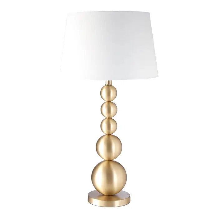 Senna stacked balls  gold lamp reduced for Instore collection only