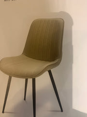Richie  dining chair in a neutral stone PU priced each