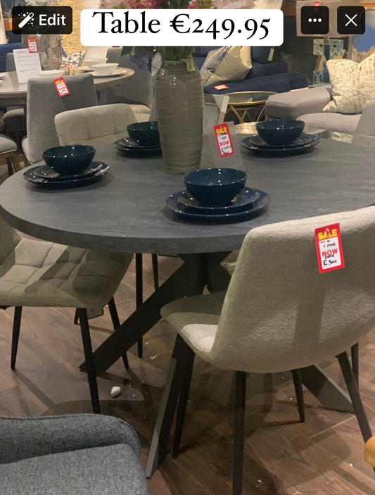 Portelli 120 cm round table   view instore to purchase and pay