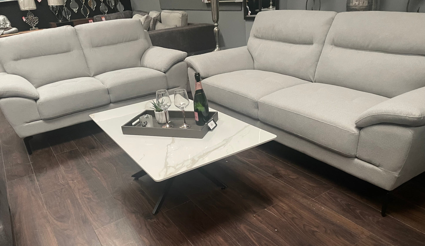 Miami sofa   in Neutral fabric 3 seater