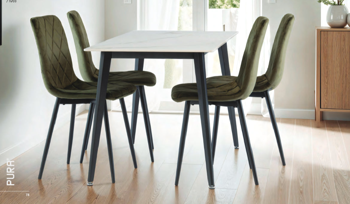 Ivan Rega marble effect dining table from €99.95! choice of colours. Pay Instore only.