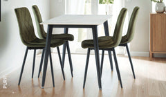 Rega marble effect  sintered stone dining table from €89.95.