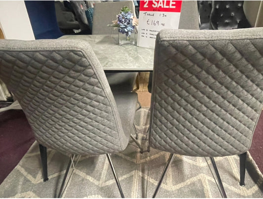 Regal marble effect dining table from €149.95 ! choice of colours/Size 130 cm or 160 cm . Options also with 4 chairs or 2 plus bench. Pay Instore only