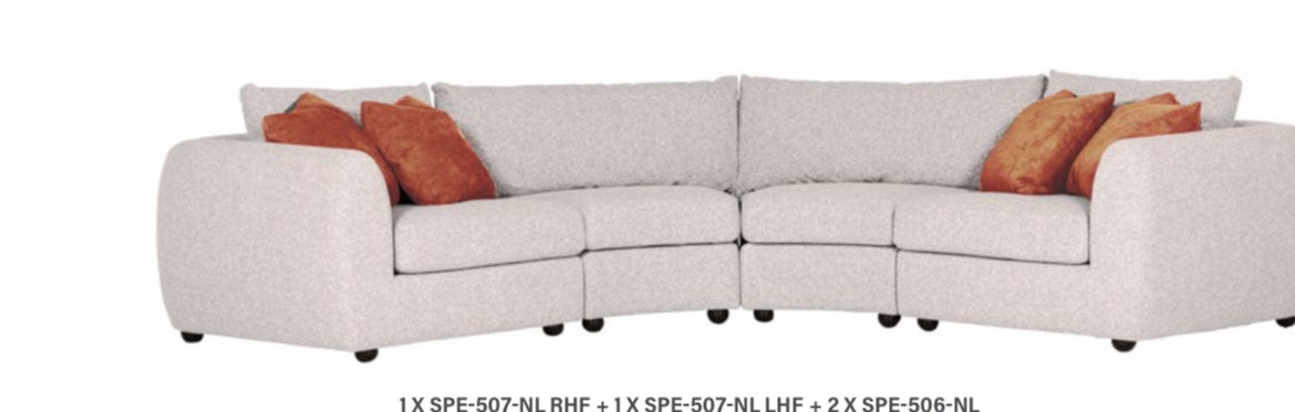 Serene modular sofa  in natural fabric special deal 3 models to order