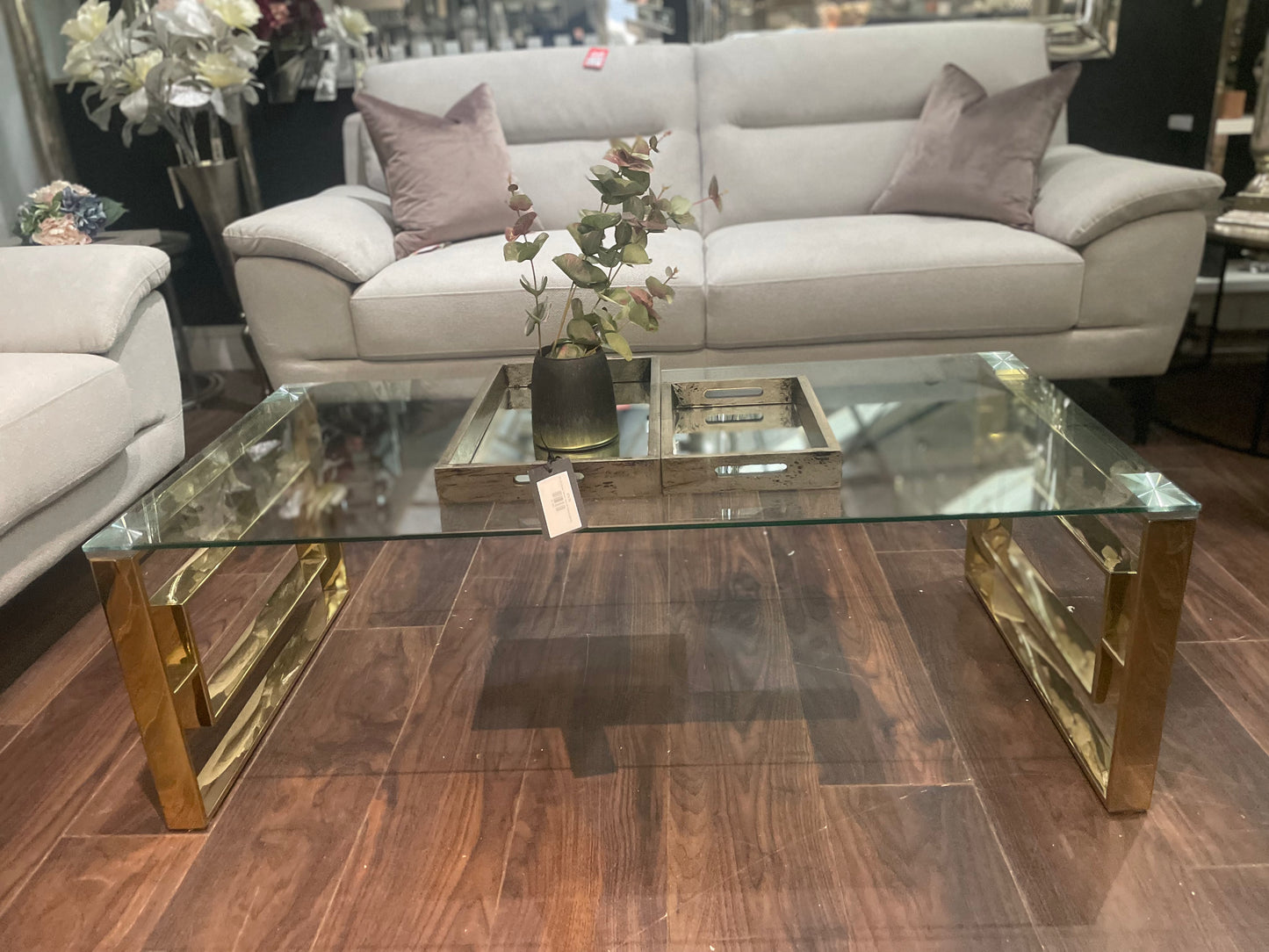 Miami sofa   in Neutral fabric 3 seater