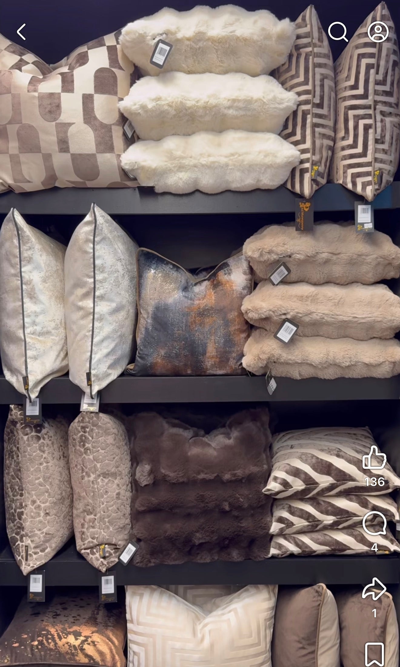 Fabulous cushions feather filled