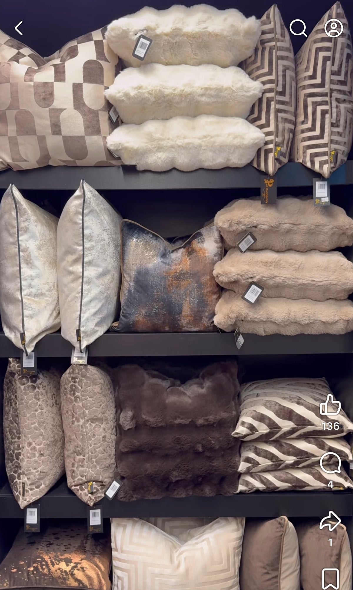 Fabulous cushions feather filled