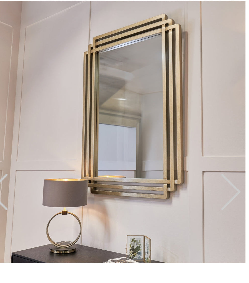 Kensington Oswin Triple Framed Mirror by RV ASTLEY-Renaissance Design Studio