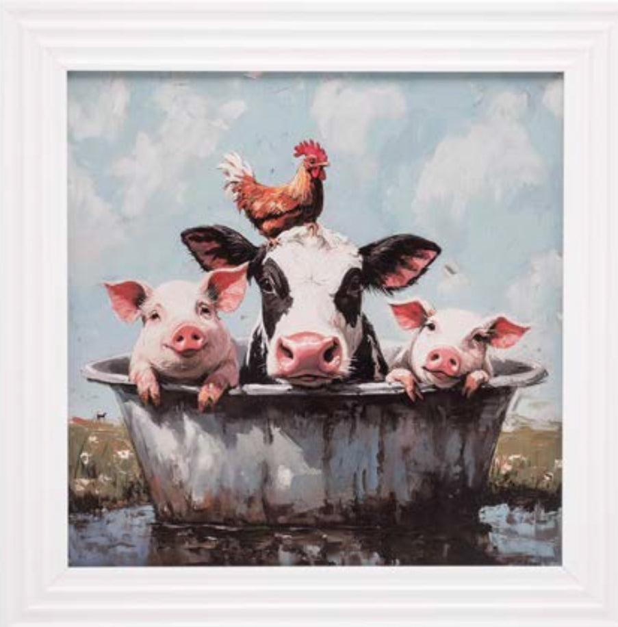 Framed pictures  various 40 x 40 cm Instore purchase Pre order minimum purchase is 2 units