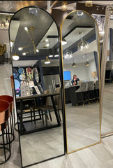 Large karl Dressing Mirror on stand in gold or black special purchase for collection only