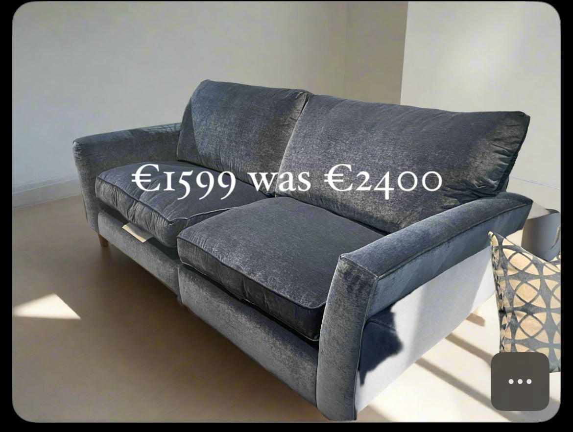 Westbridge Maxwell extra large sofa in kyra indigo reduced by €600 View Instore