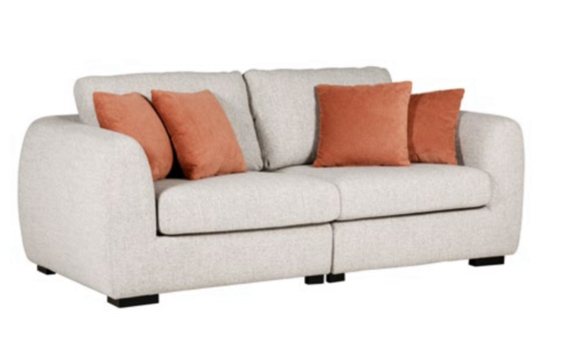 Serene modular sofa  in natural fabric special deal 3 models to order