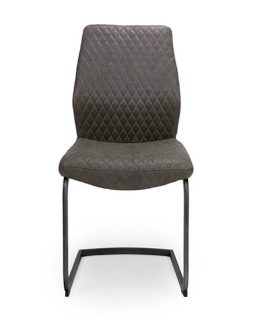 Charlie  range of contemporary faux leather dining chairs reduced