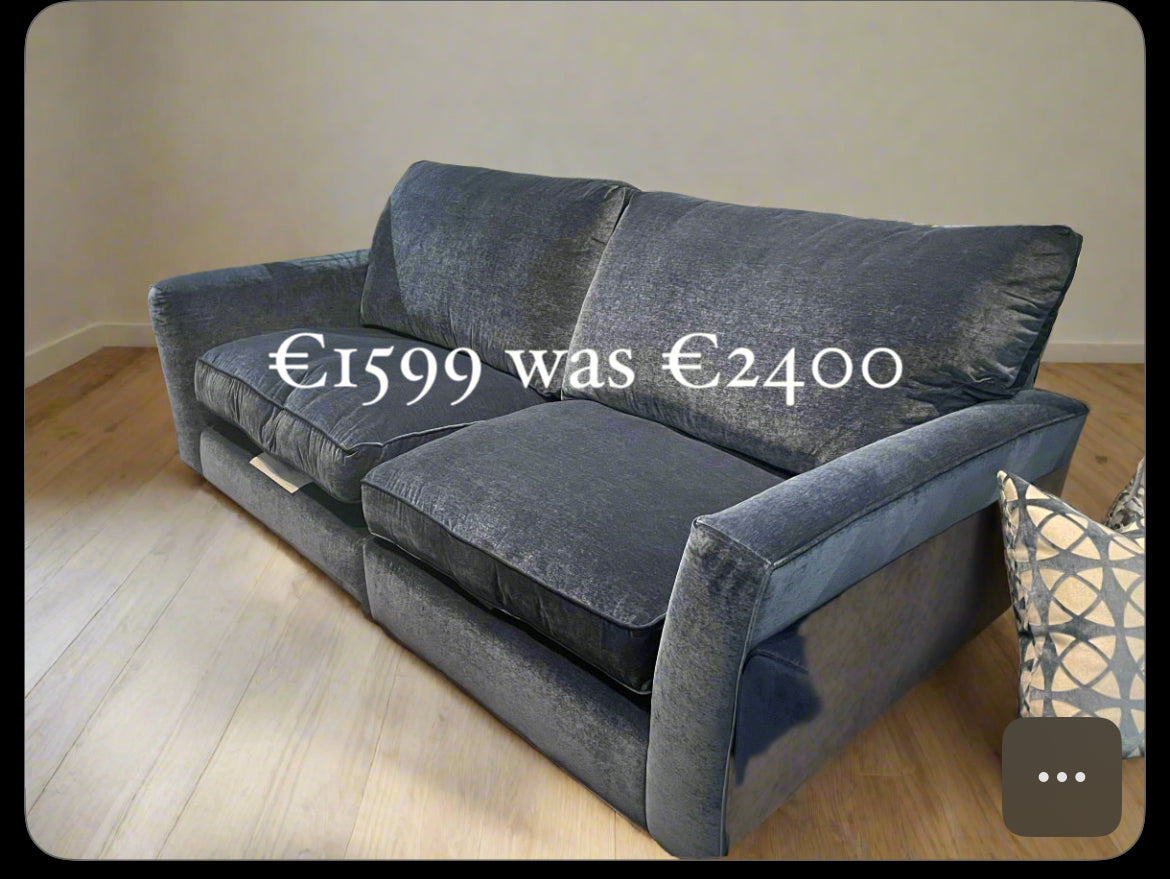 Westbridge Maxwell extra large sofa in kyra indigo reduced by €600 View Instore