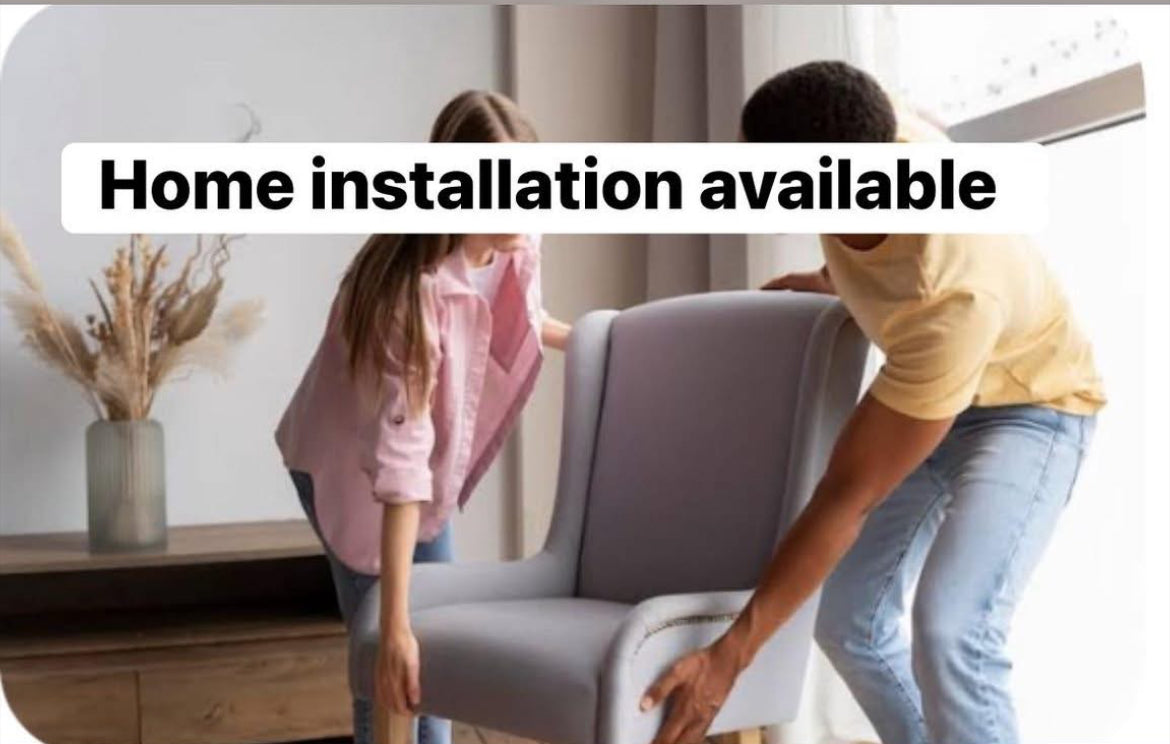 Home installation Service available upon request