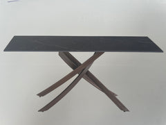 Monty dining table with brass colour legs 180 cm special deal