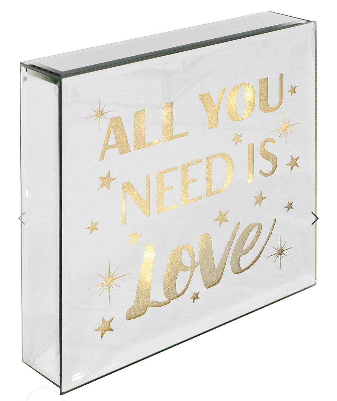 All you need is Love  light up sign   collection Click N Collect