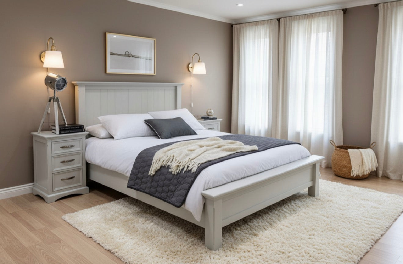 5ft King size master bedroom classic bed reduced