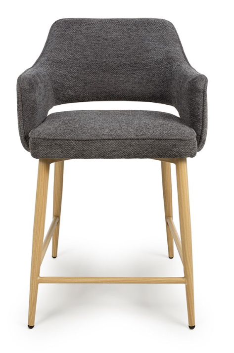 Errol Chairs Counter & Bar stool oak leg in choice of 5 colours