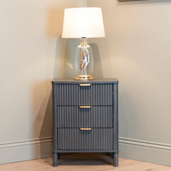 HARVEY 3 drawer bedside cabinet view instore