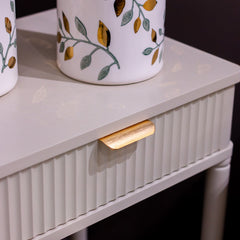 Parkinson bedside table 35 cm wide nightstand w 1 drawer