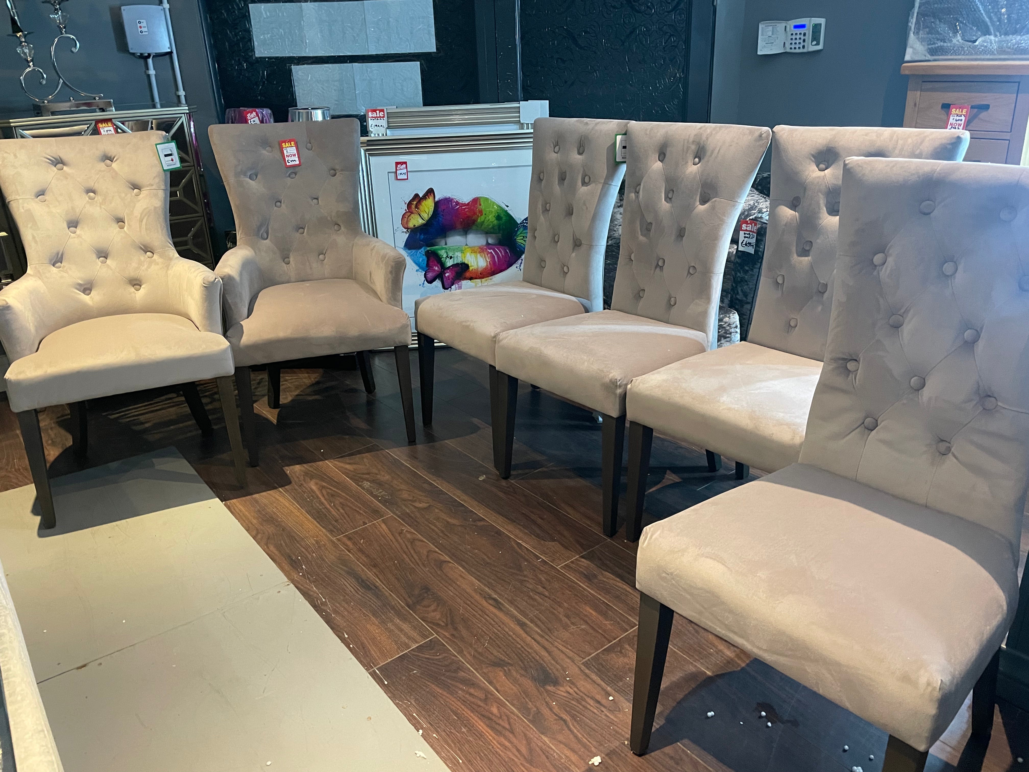 Pembroke dining chair taupe set of 4  reduced,  order IN STORE