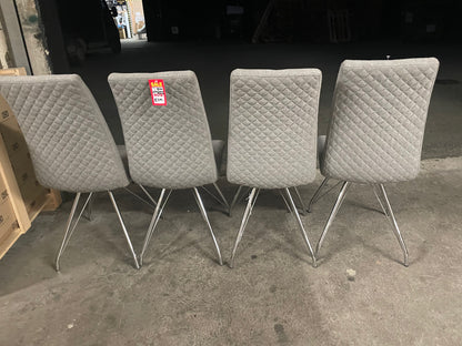 Louis 160cm dining table in white CLEARANCE price . Pay Instore only