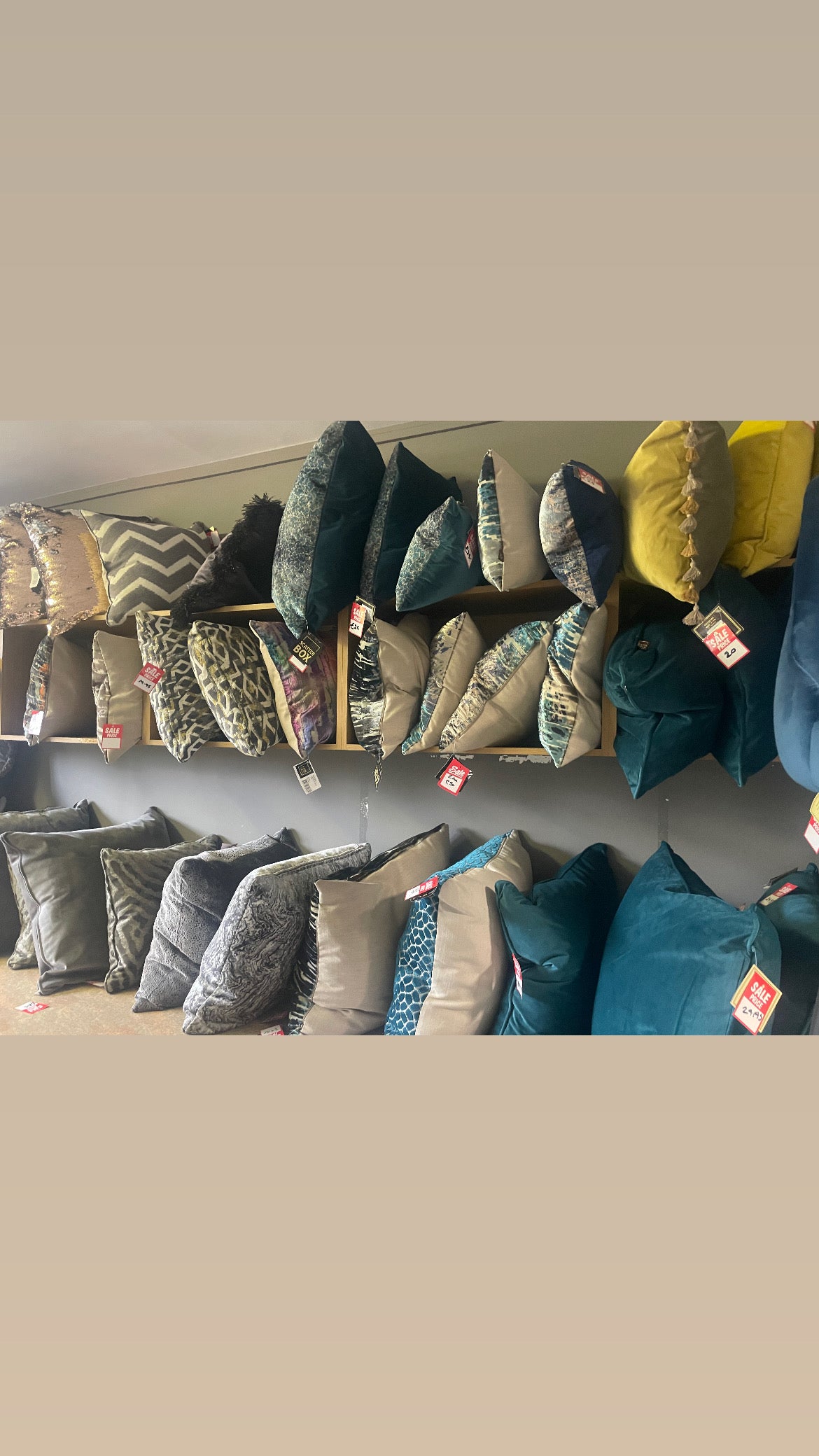 Cushion disposal sale . Pop in to pick up or WhatsApp picture to arrange delivery to your door (charge applies)