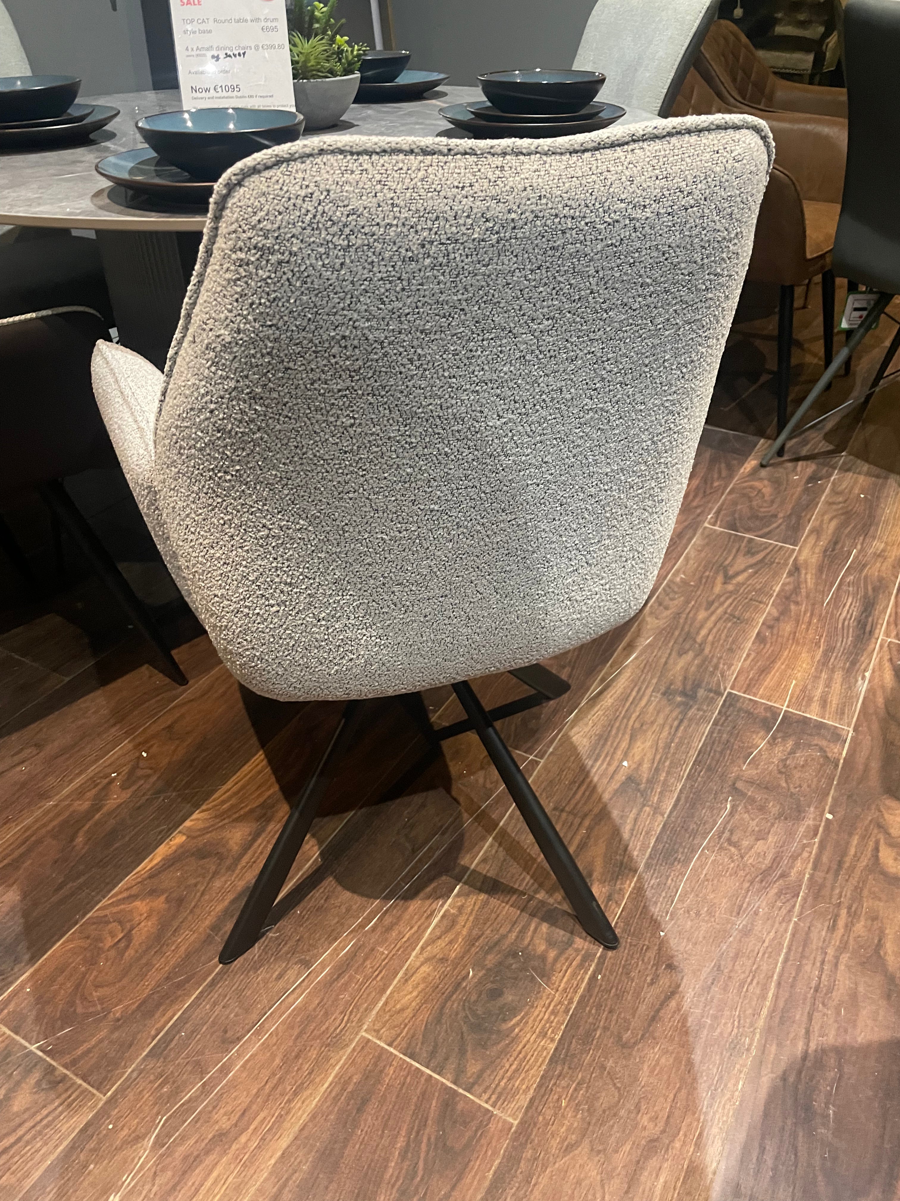 Harley swivel luxury dining chairs REDUCED available in sets only