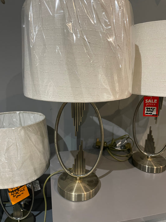 Pair of lamps incl shades on clearance offer .collect only