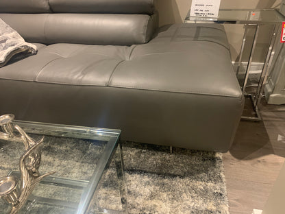 Blossom finest leather sofa deal with recliner reduced save €1000 today