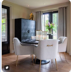 Blax large 140 cm  black  round dining table REDUCED CLEARANCE LAST 1