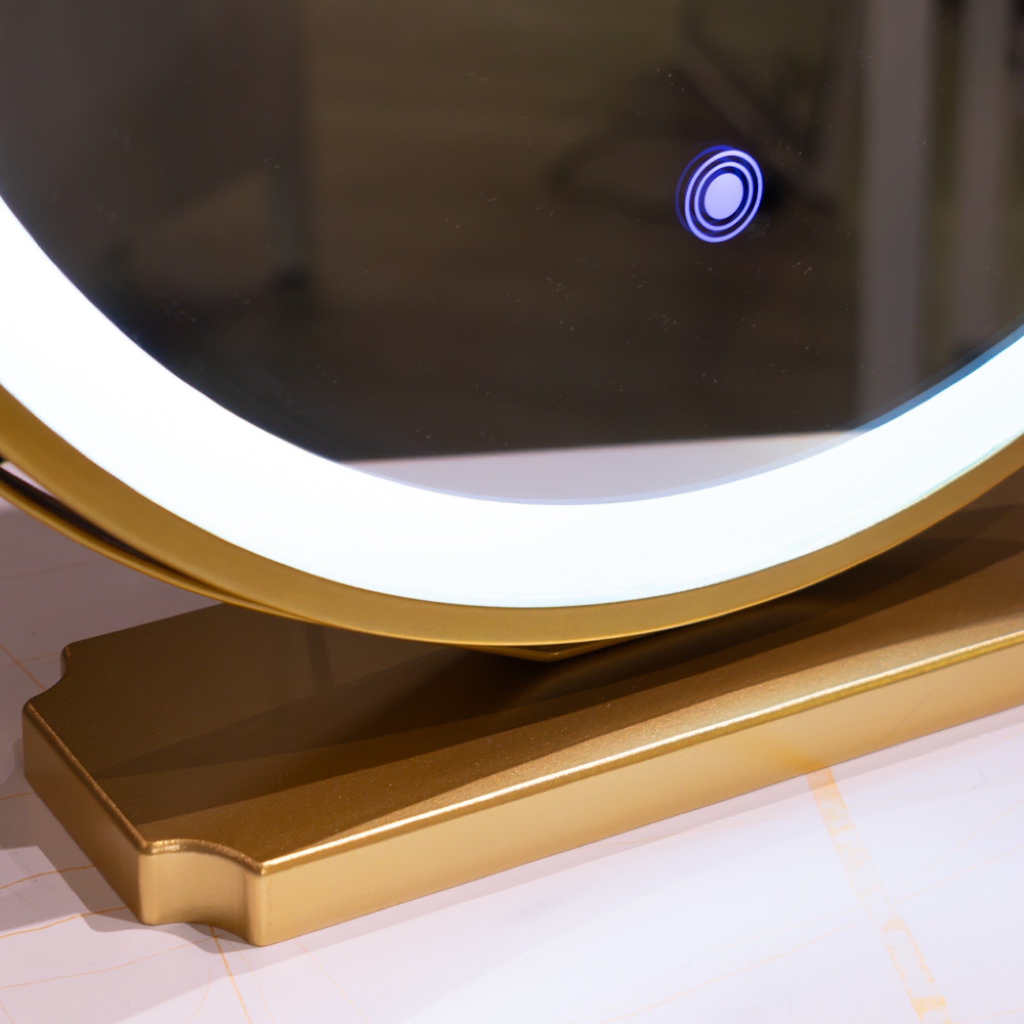 Karl  3 piece Dressing table w stool  mirror SPECIAL instore purchase . Grey marl .