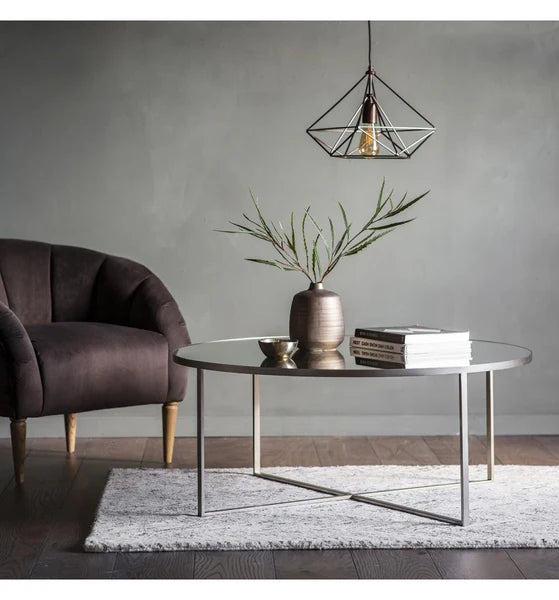 Torrence round contemporary coffee table fabulous  HALF PRICE OFFER ! Instore purchase ONLY